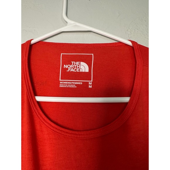 The‎ North Face Graphic Tank Top Sleeveless Hiking Outdoors Red Women's M - Picture 2 of 3
